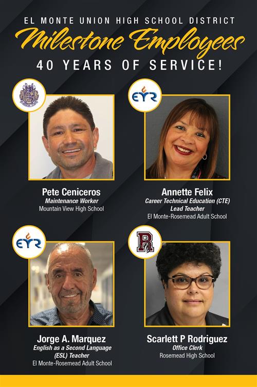  EMUHSD Milestone Employees